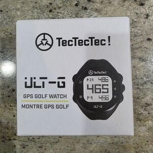 ULT-G GPS Golf Smartwatch - Black